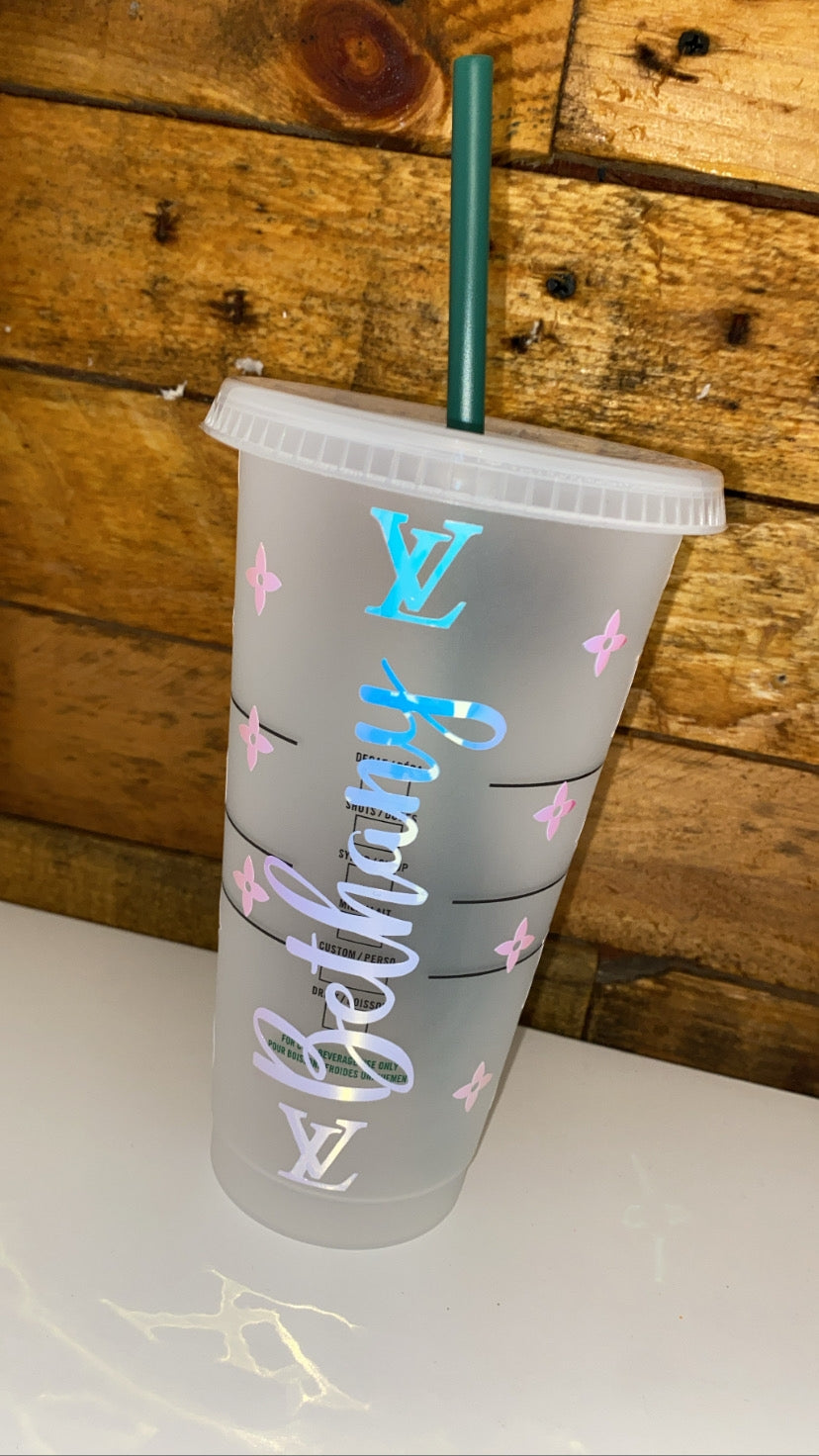 Personalised Butterfly LV Starbucks Cup 🦋 – Lolli & Dolli Gifts