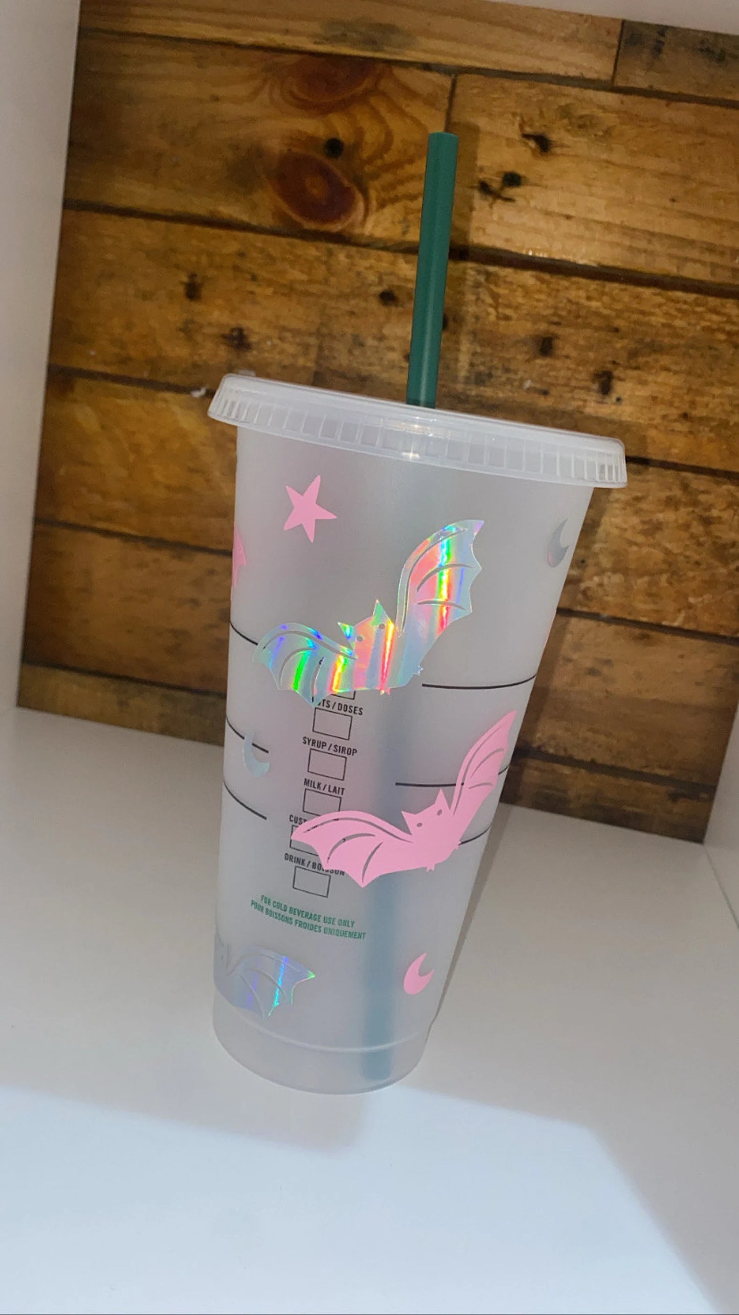 Personalised Bat Starbucks Cup 🦇