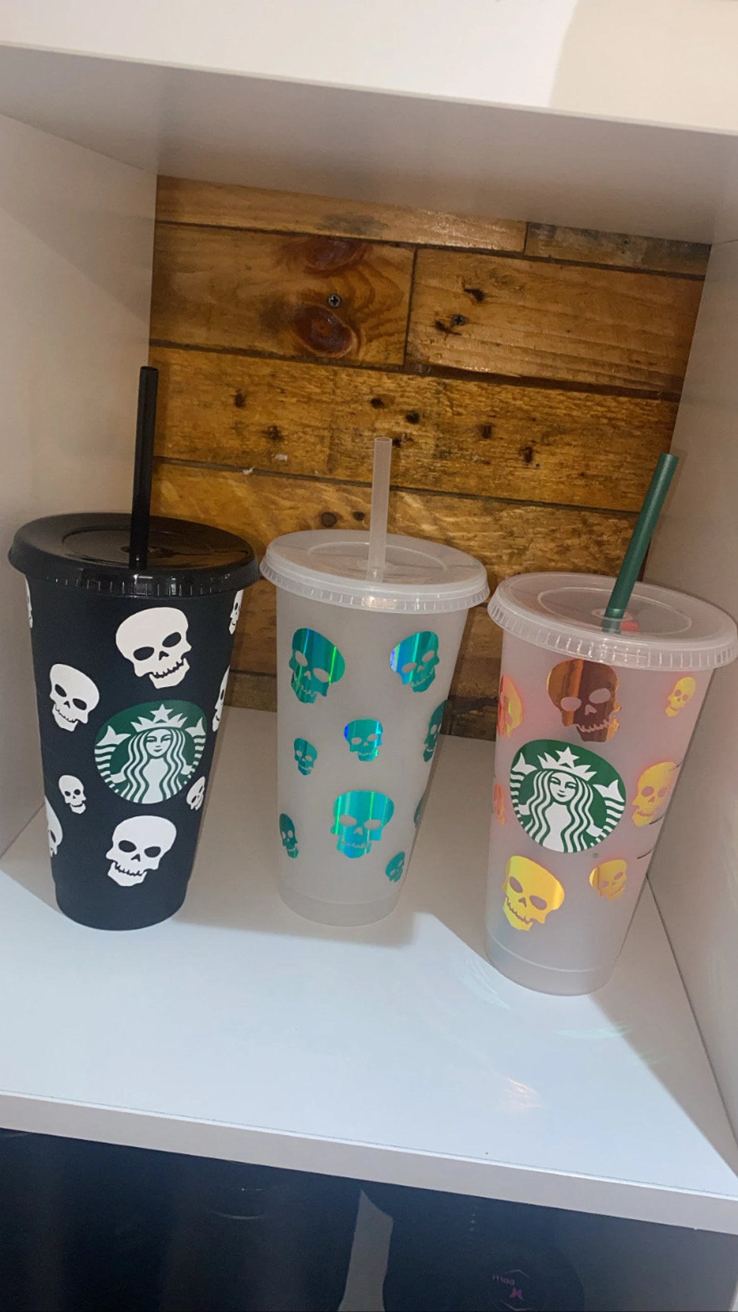 Personalised Skull Starbucks Cup💀