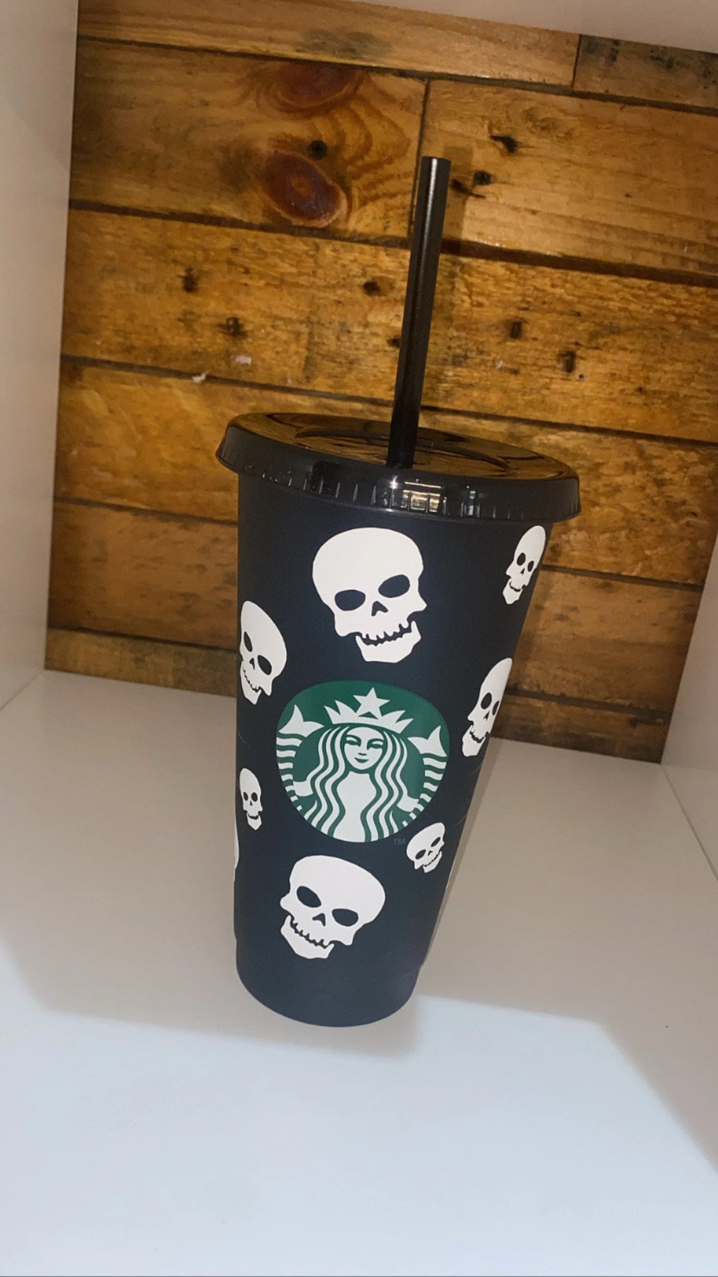 Personalised Skull Starbucks Cup💀